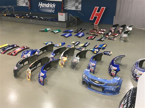 hendrick motorsports sheet metal|used hendrick racing hoods.